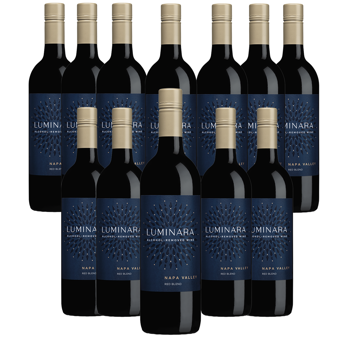 Luminara Alcohol-Removed Red Blend – Premium Non-Alcoholic Red Wine from Napa Valley – 750ml Bottle - GoDpsMusic