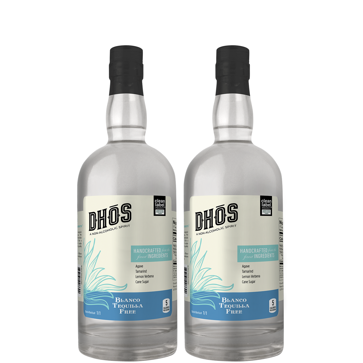 Dhos Blanco Tequilla Free Non-Alcoholic Tequila Spirit Alternative - 750ml Bottles - GoDpsMusic