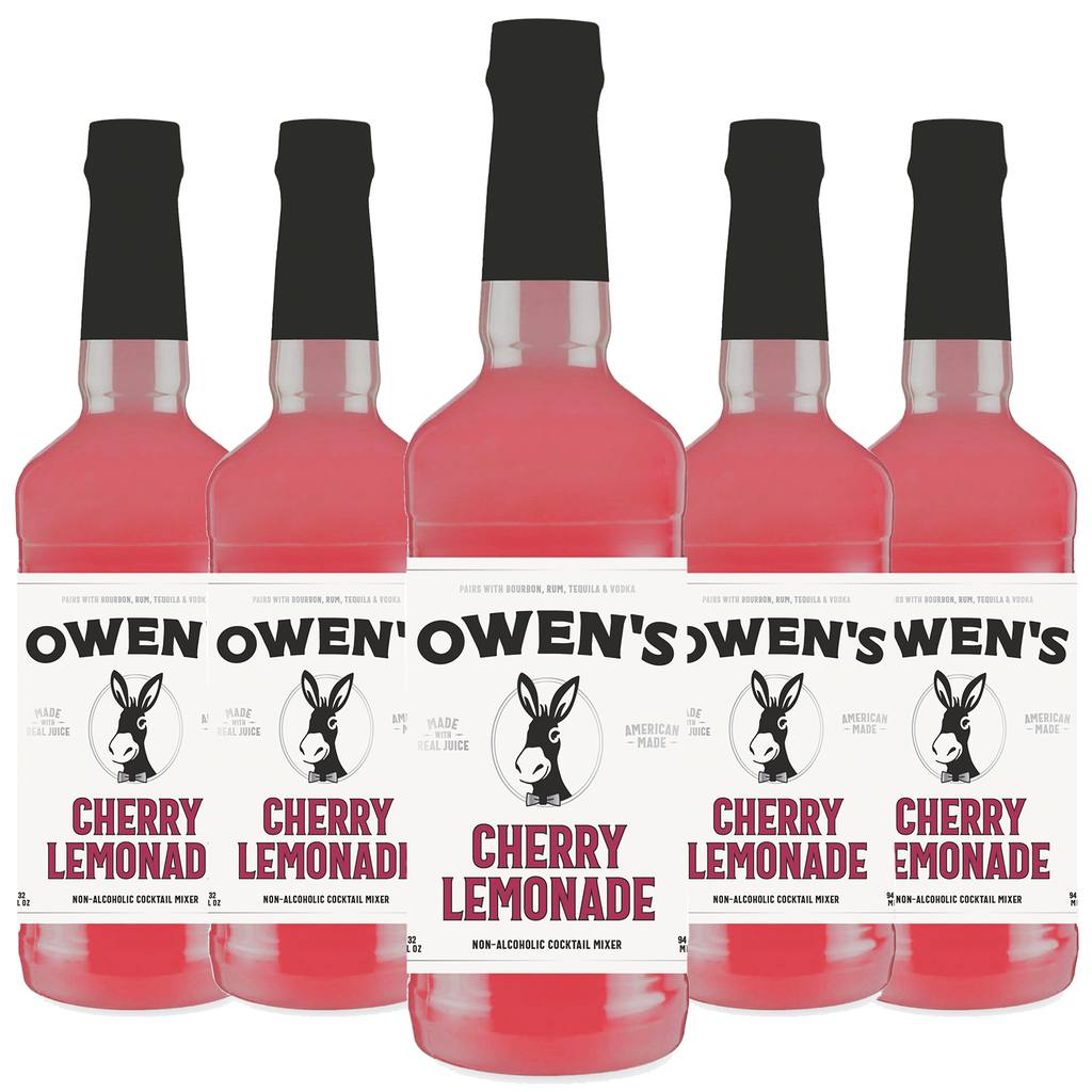 Owen’s Craft Mixers Live Nation Exclusive Cherry Lemonade | Handcrafted in USA | Premium Ingredients | Vegan & Gluten-Free Soda Mocktail & Cocktail Mixer - GoDpsMusic