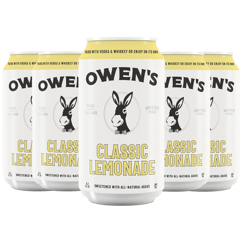 Owen’s Craft Mixers Classic Lemonade Handcrafted in the USA with Premium Ingredients Vegan & Gluten-Free Soda Mocktail and Cocktail Mixer - GoDpsMusic