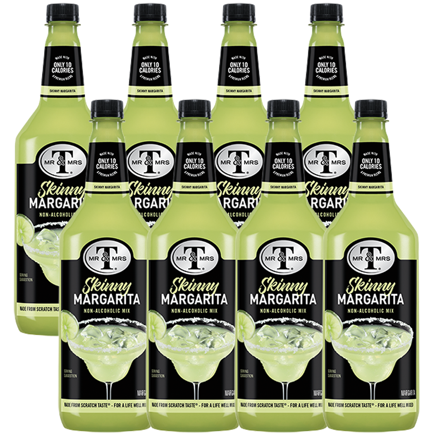 Mr & Mrs T Skinny Margarita, 1L Bottle, – Premium Cocktail Mixer for Margaritas, Ready to Use - GoDpsMusic