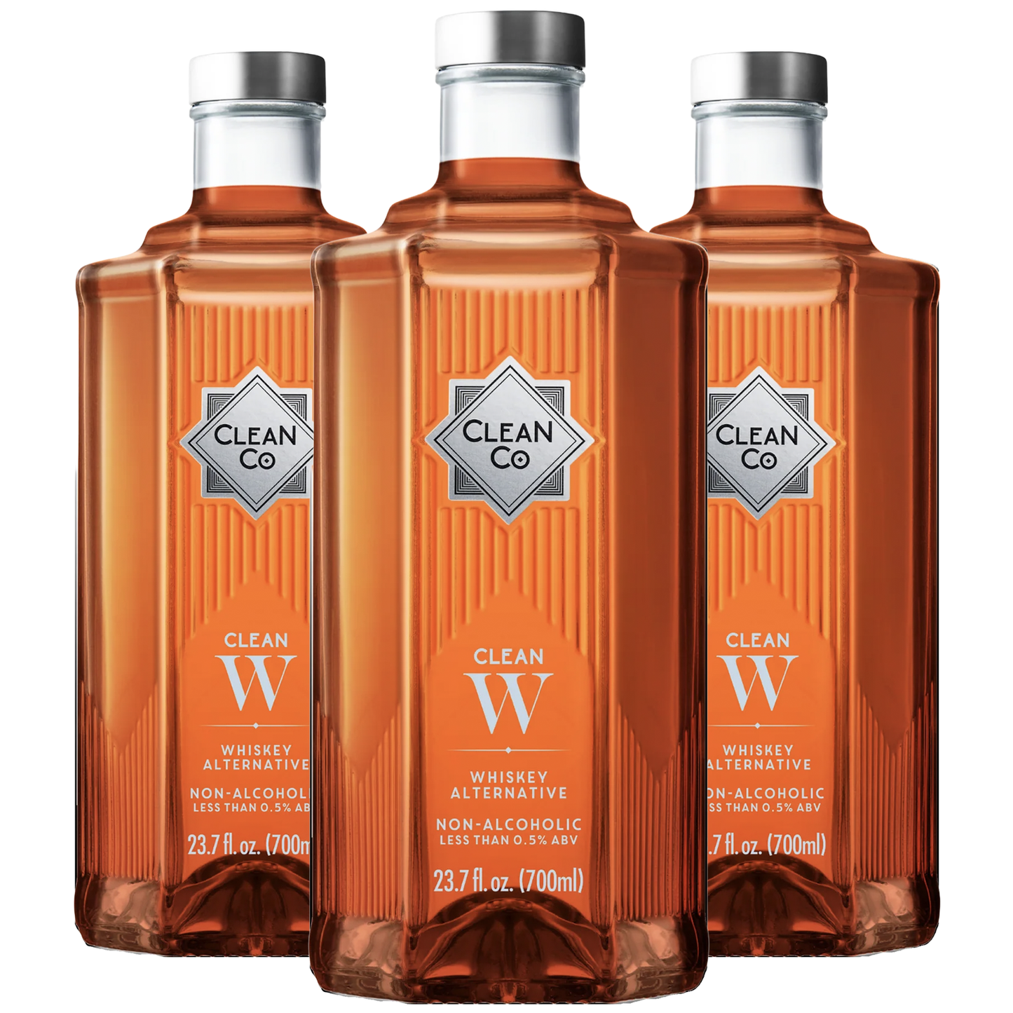 Clean Co Non-Alcoholic Whiskey Alternative 700ml Bottle | Made in England | Premium Alcohol-Free Spirit | Sugar Free, Gluten Free Spirits - GoDpsMusic