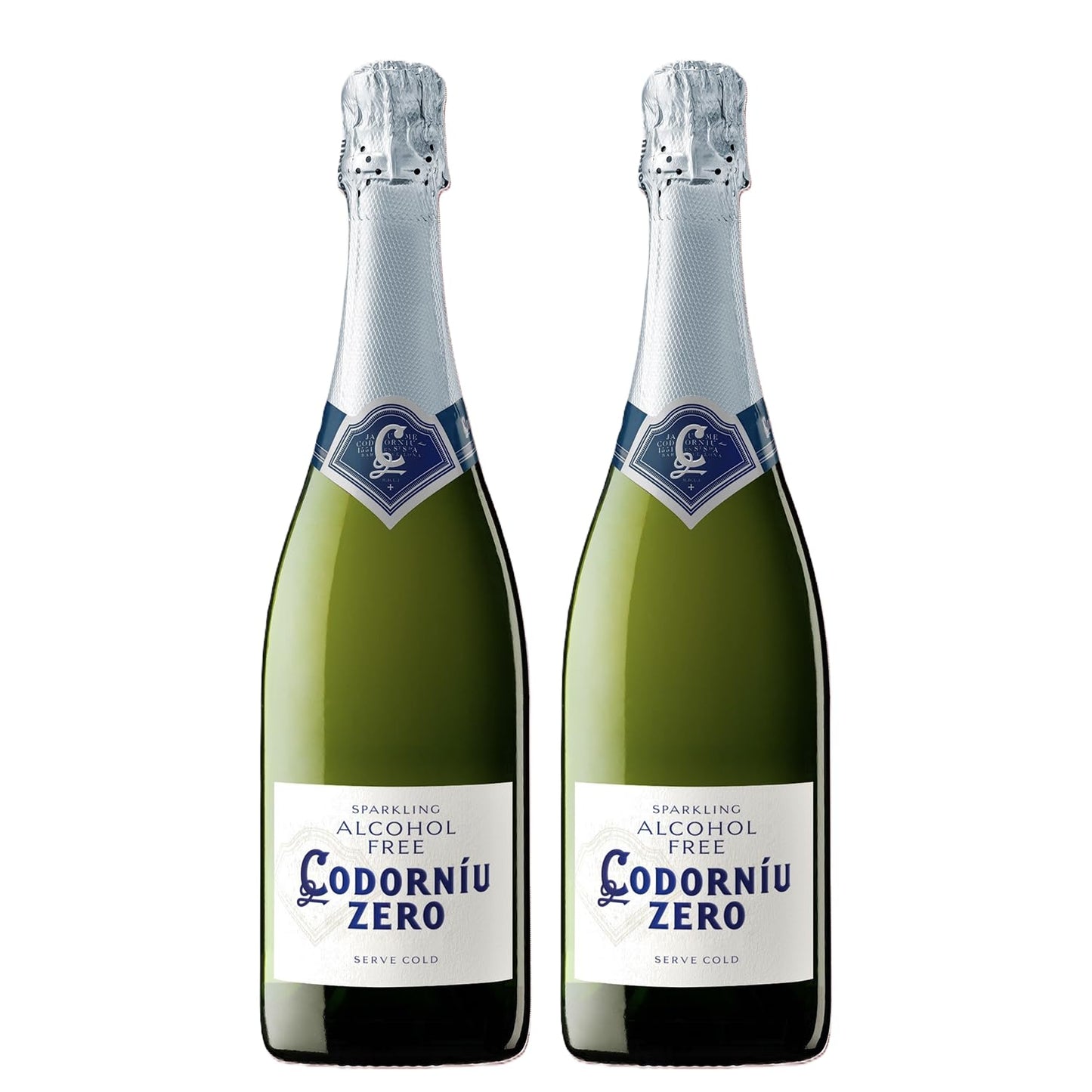 Codorníu Zero Brut Premium Non-Alcoholic Sparkling Wine Dealcoholized Champagne 750ml