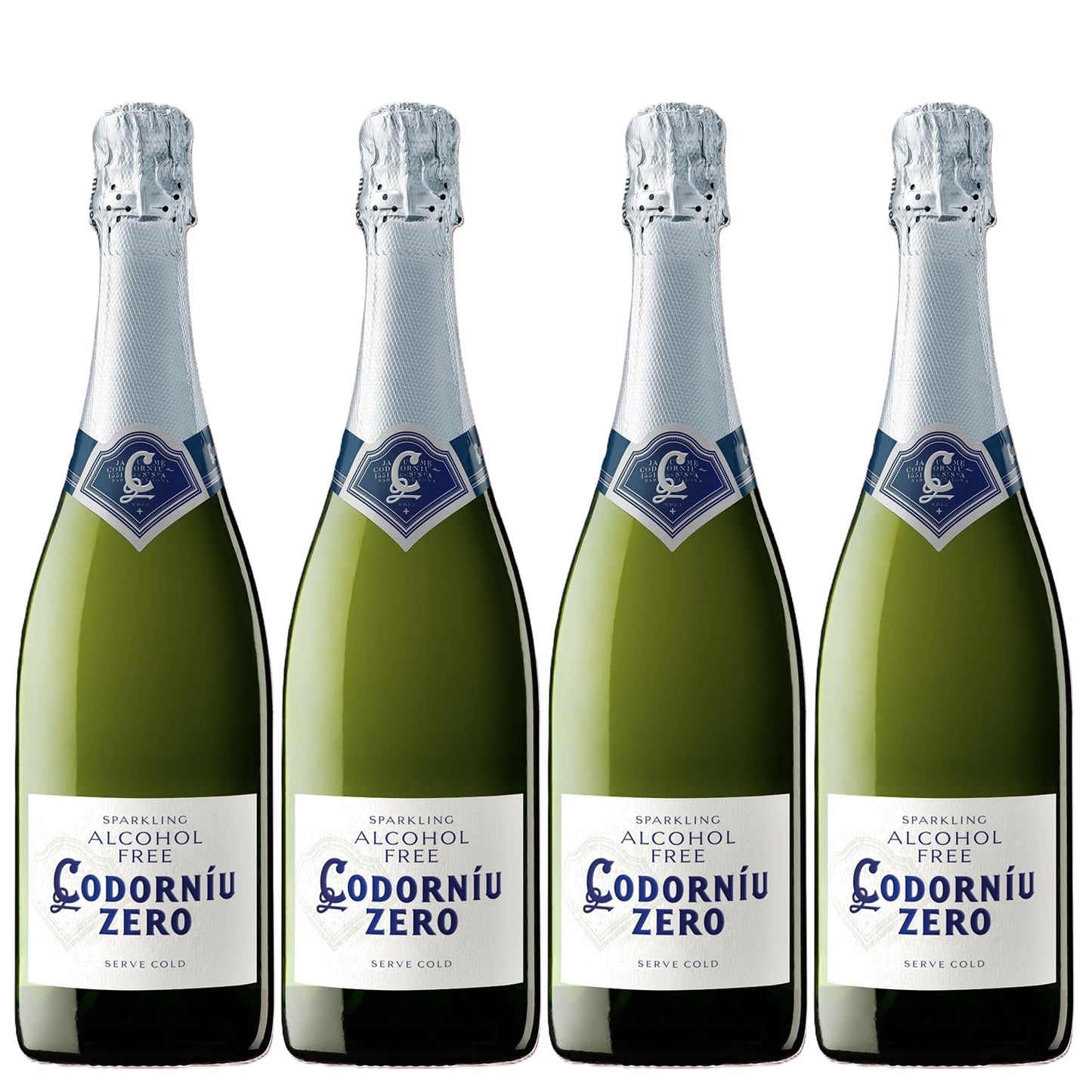 Codorníu Zero Brut Premium Non-Alcoholic Sparkling Wine Dealcoholized Champagne 750ml