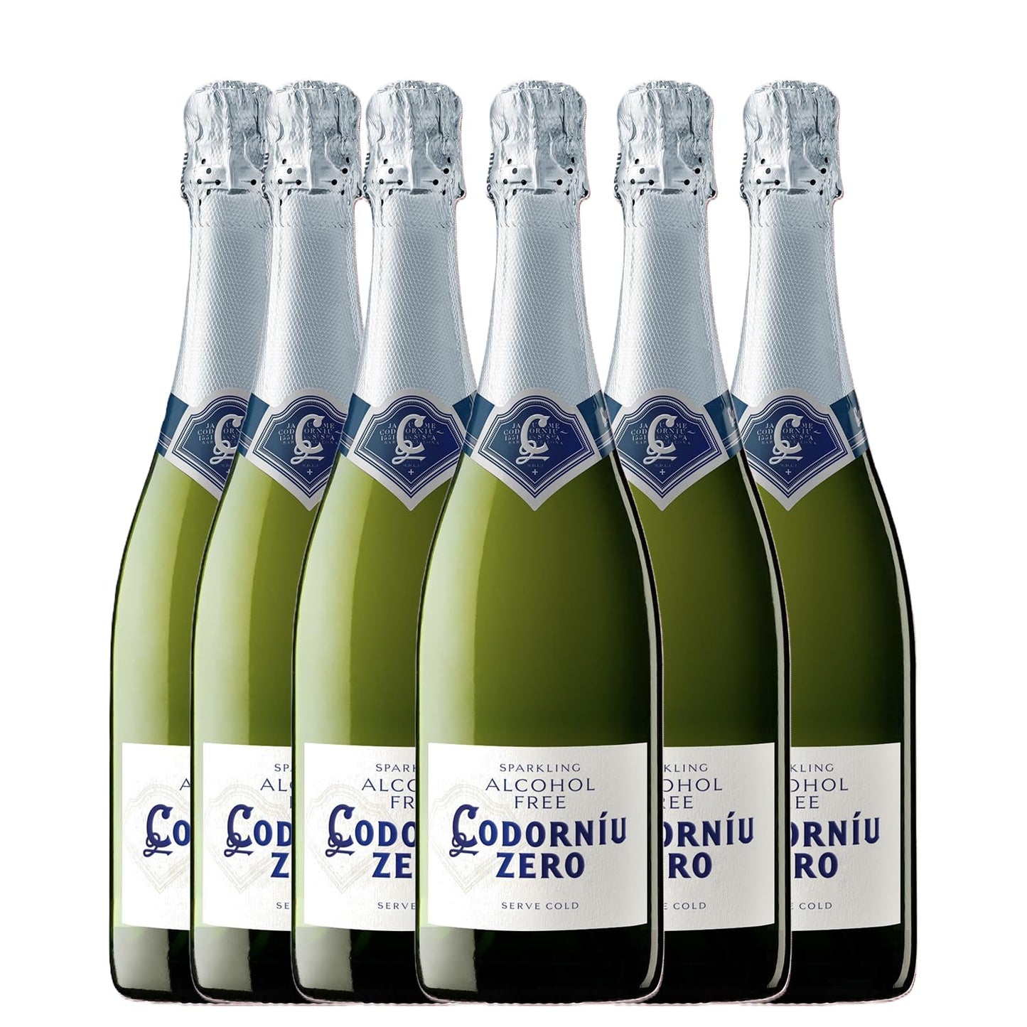 Codorníu Zero Brut Premium Non-Alcoholic Sparkling Wine Dealcoholized Champagne 750ml