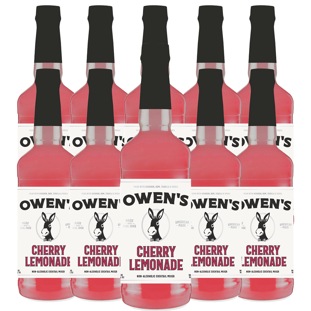 Owen’s Craft Mixers Live Nation Exclusive Cherry Lemonade | Handcrafted in USA | Premium Ingredients | Vegan & Gluten-Free Soda Mocktail & Cocktail Mixer - GoDpsMusic