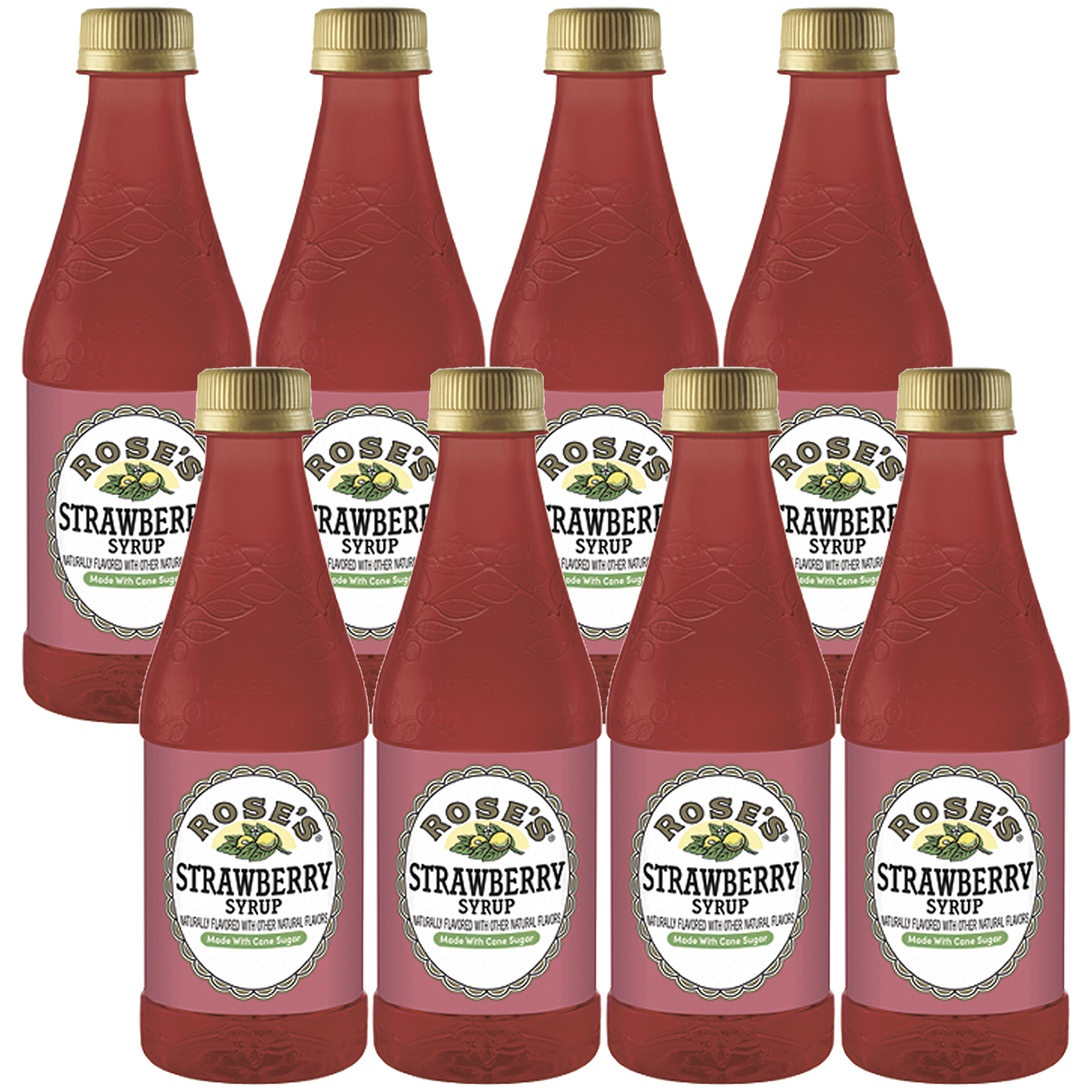 Rose’s Sweetened Strawberry Syrup 12oz Bottle, | Perfect for Cocktails, Beverages, and Mixers - GoDpsMusic