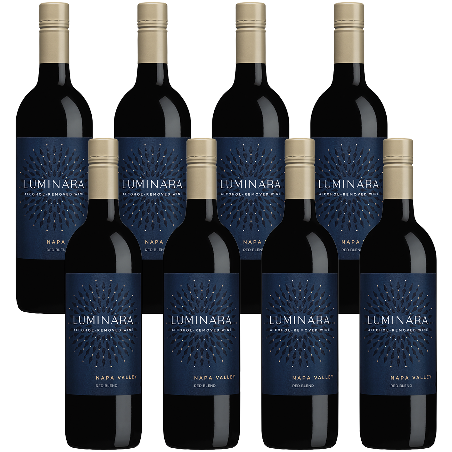 Luminara Alcohol-Removed Red Blend – Premium Non-Alcoholic Red Wine from Napa Valley – 750ml Bottle - GoDpsMusic