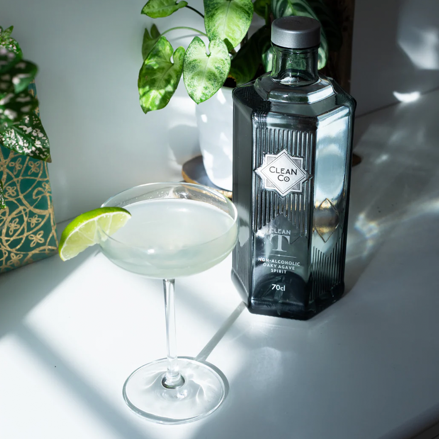 Clean Co Non-Alcoholic Tequila Alternative 700ml Bottle | Made in England | Premium Alcohol-Free Spirit | Sugar Free, Gluten Free Spirits - GoDpsMusic