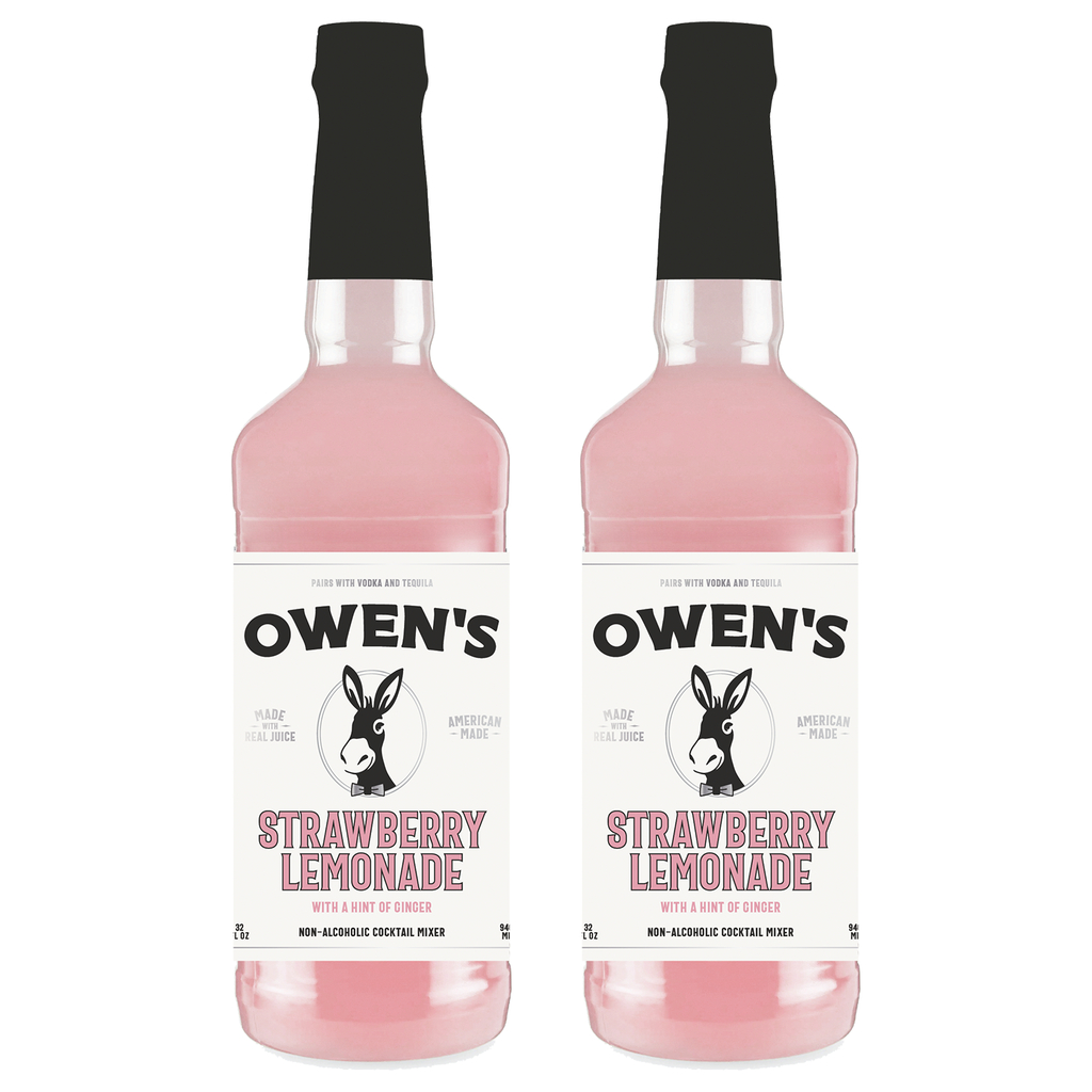 Owen’s Craft Mixers Live Nation Exclusive Strawberry Lemonade | Handcrafted in USA | Premium Ingredients | Vegan & Gluten-Free Soda Mocktail & Cocktail Mixer - GoDpsMusic