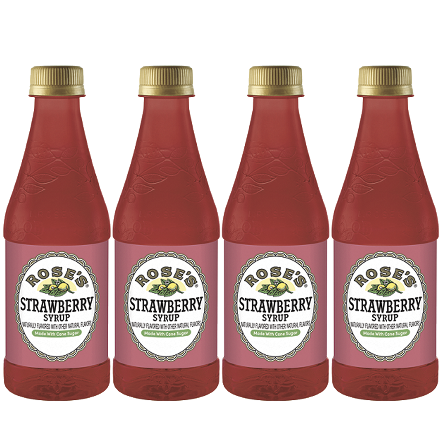 Rose’s Sweetened Strawberry Syrup 12oz Bottle, | Perfect for Cocktails, Beverages, and Mixers - GoDpsMusic