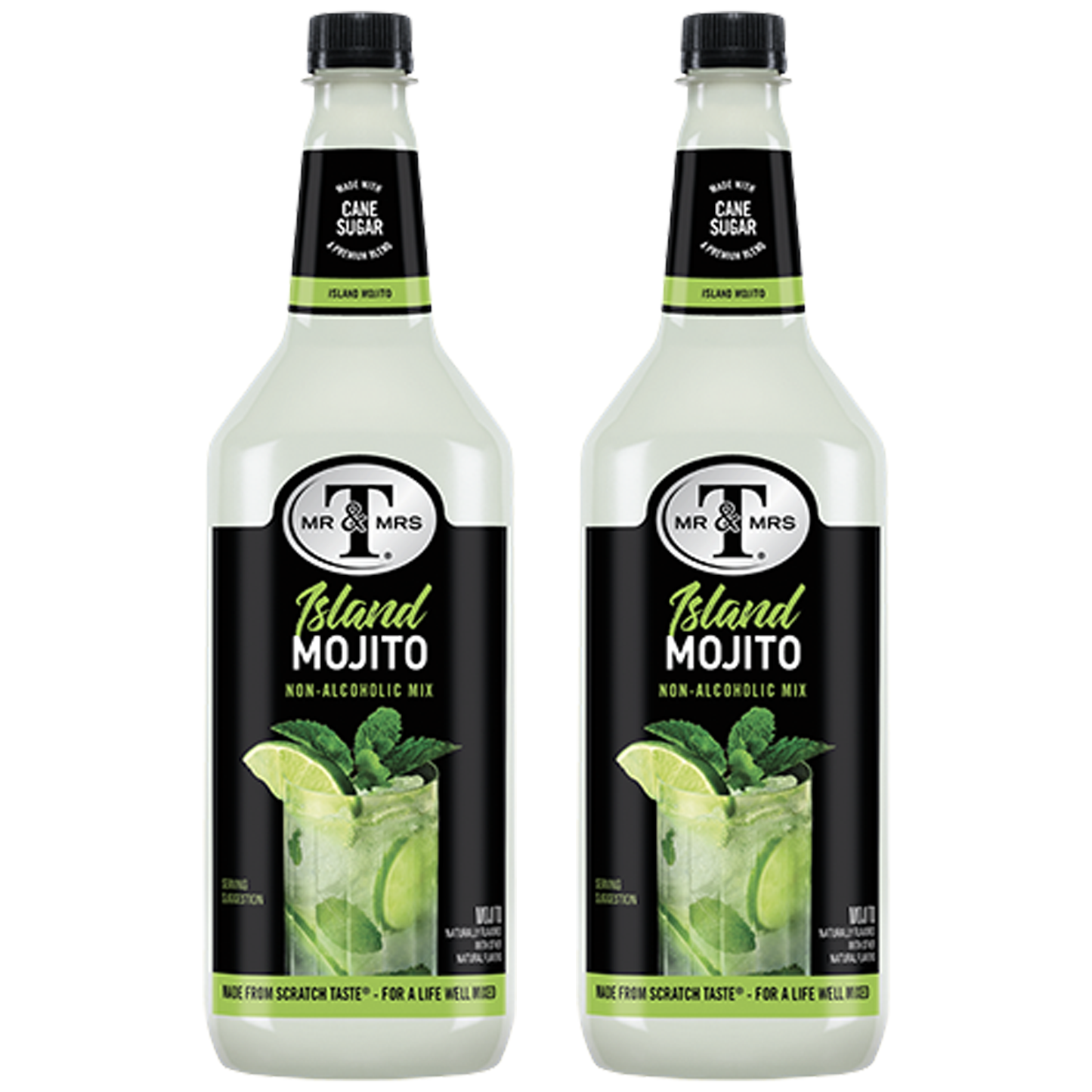 Mr & Mrs T Mojito Mix, 1L Bottle, – Premium Cocktail Mixer for Mojito Mix, Ready to Use - GoDpsMusic