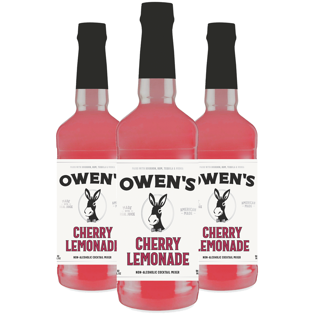 Owen’s Craft Mixers Live Nation Exclusive Cherry Lemonade | Handcrafted in USA | Premium Ingredients | Vegan & Gluten-Free Soda Mocktail & Cocktail Mixer - GoDpsMusic