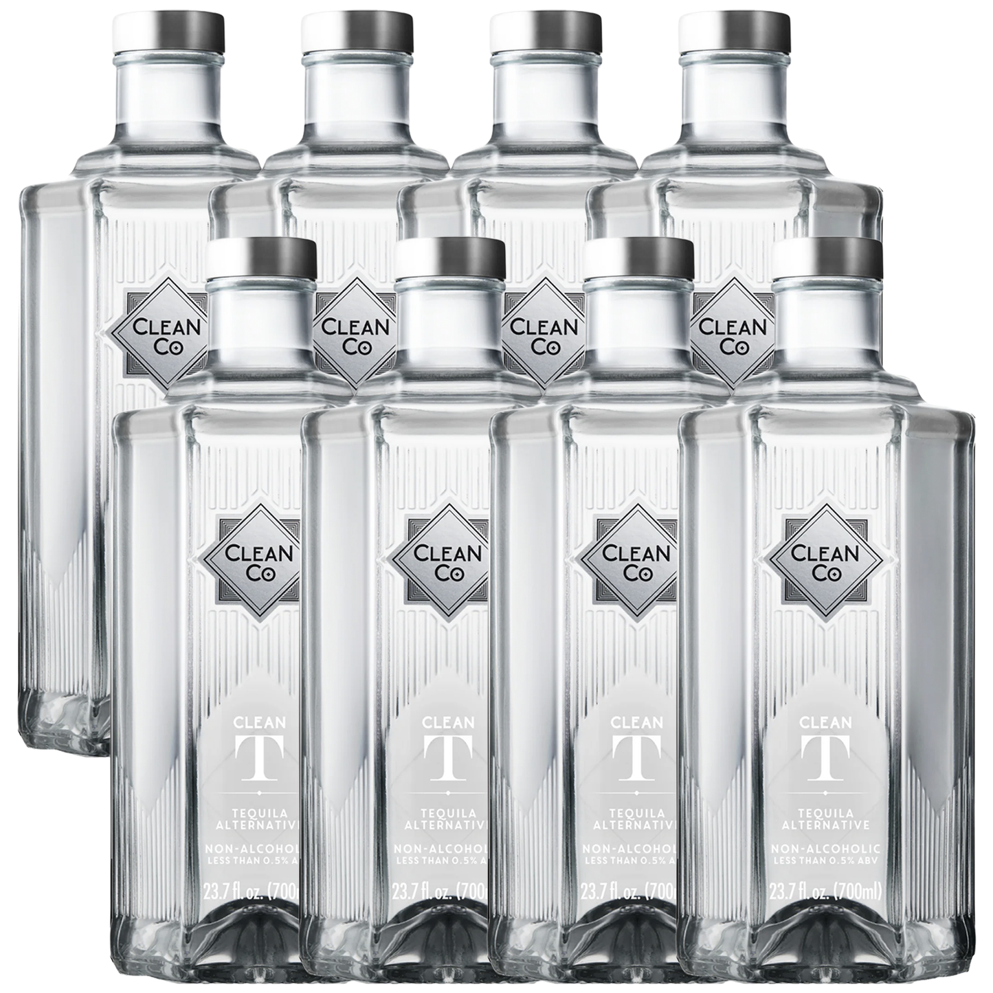 Clean Co Non-Alcoholic Tequila Alternative 700ml Bottle | Made in England | Premium Alcohol-Free Spirit | Sugar Free, Gluten Free Spirits - GoDpsMusic