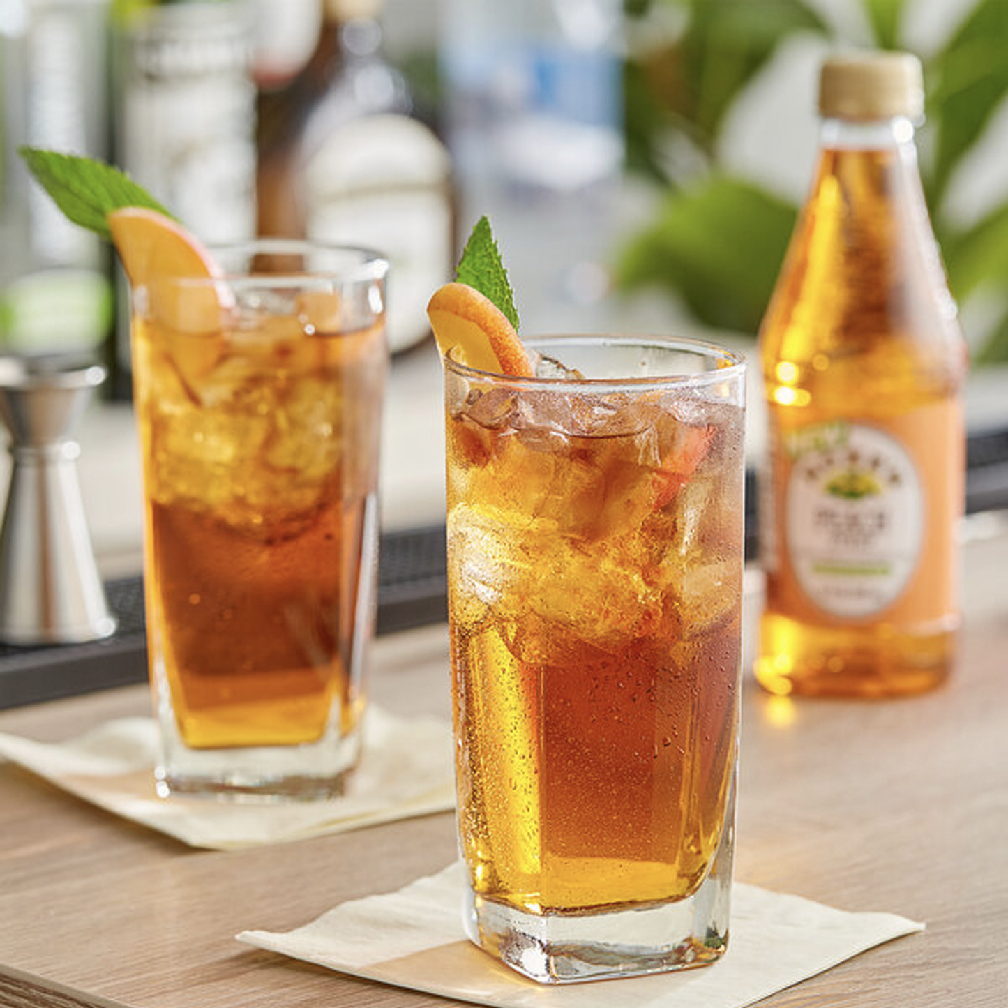 Rose’s Sweetened Peach Syrup 12 OZ Bottle, | Perfect for Cocktails, Beverages, and Mixers - GoDpsMusic
