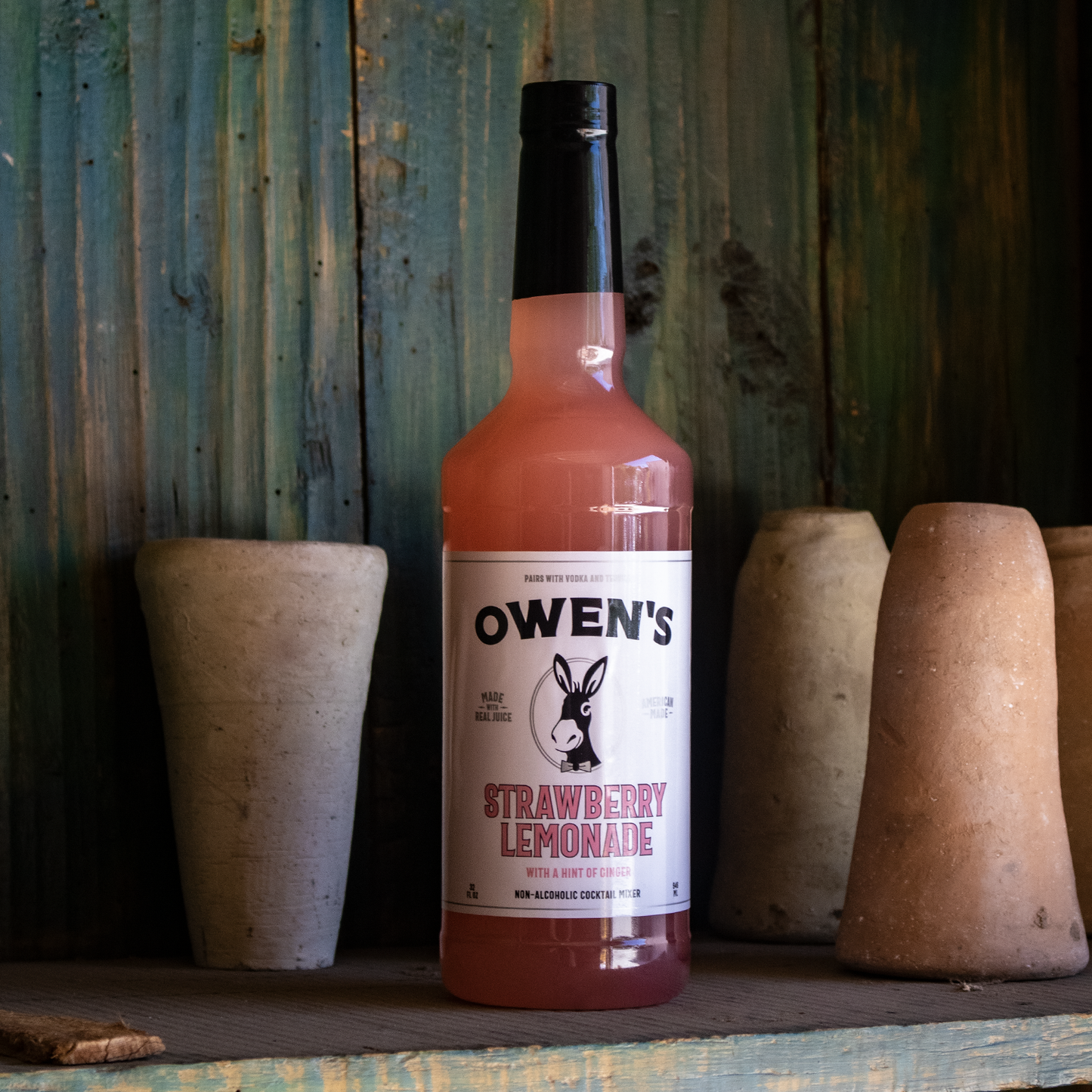 Owen’s Craft Mixers Live Nation Exclusive Strawberry Lemonade | Handcrafted in USA | Premium Ingredients | Vegan & Gluten-Free Soda Mocktail & Cocktail Mixer - GoDpsMusic