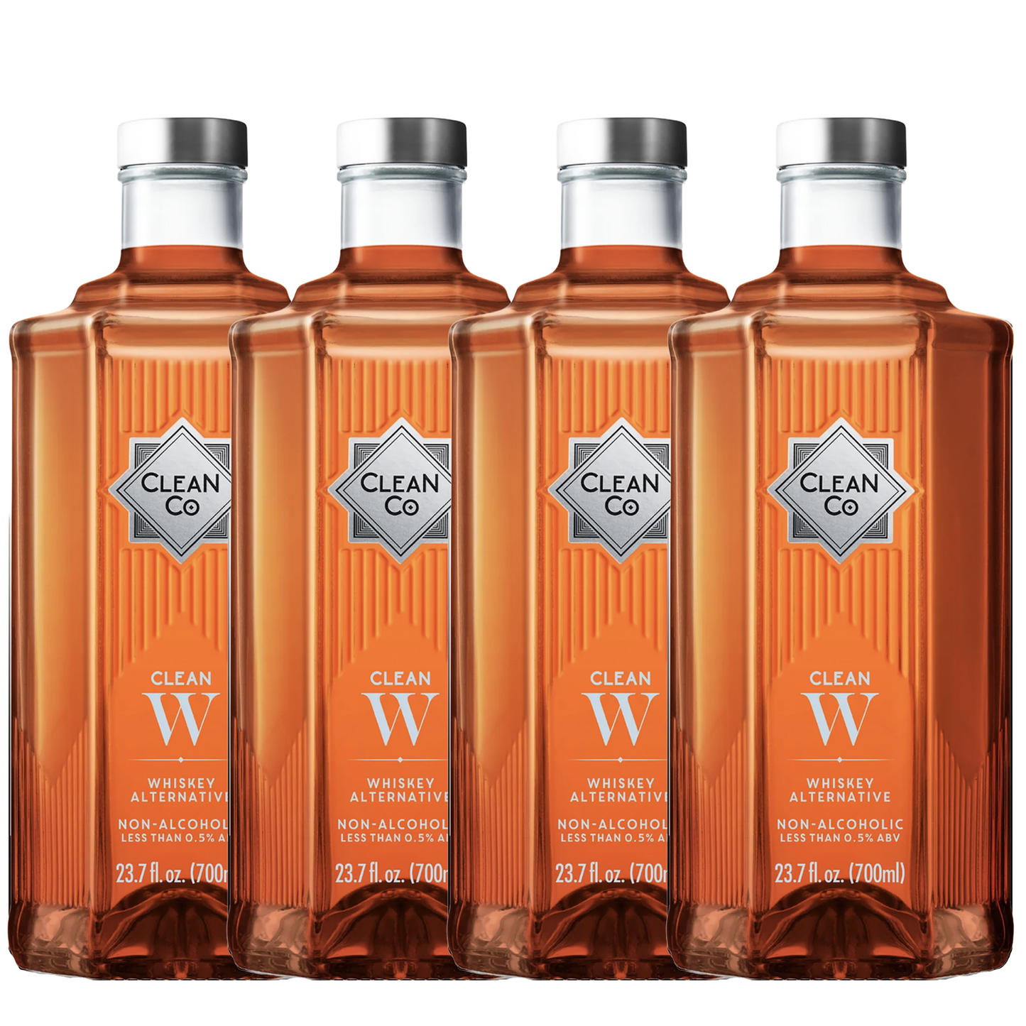Clean Co Non-Alcoholic Whiskey Alternative 700ml Bottle | Made in England | Premium Alcohol-Free Spirit | Sugar Free, Gluten Free Spirits - GoDpsMusic