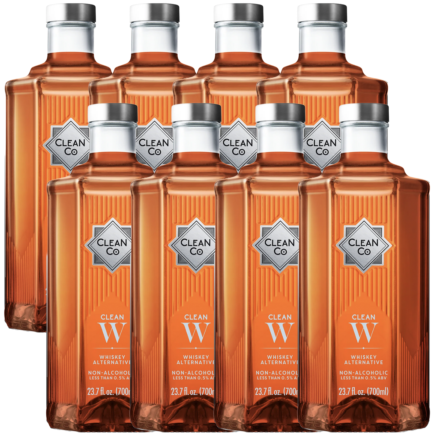 Clean Co Non-Alcoholic Whiskey Alternative 700ml Bottle | Made in England | Premium Alcohol-Free Spirit | Sugar Free, Gluten Free Spirits - GoDpsMusic