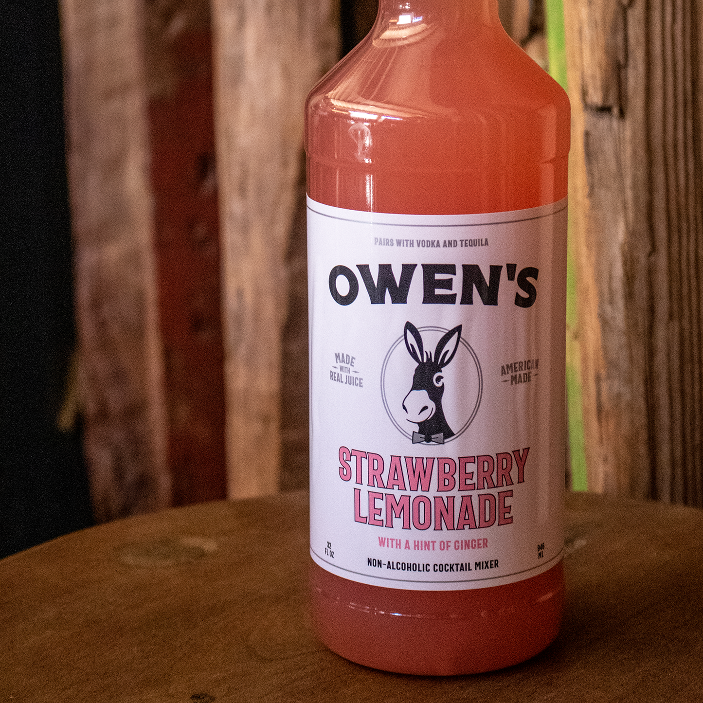 Owen’s Craft Mixers Live Nation Exclusive Strawberry Lemonade | Handcrafted in USA | Premium Ingredients | Vegan & Gluten-Free Soda Mocktail & Cocktail Mixer - GoDpsMusic