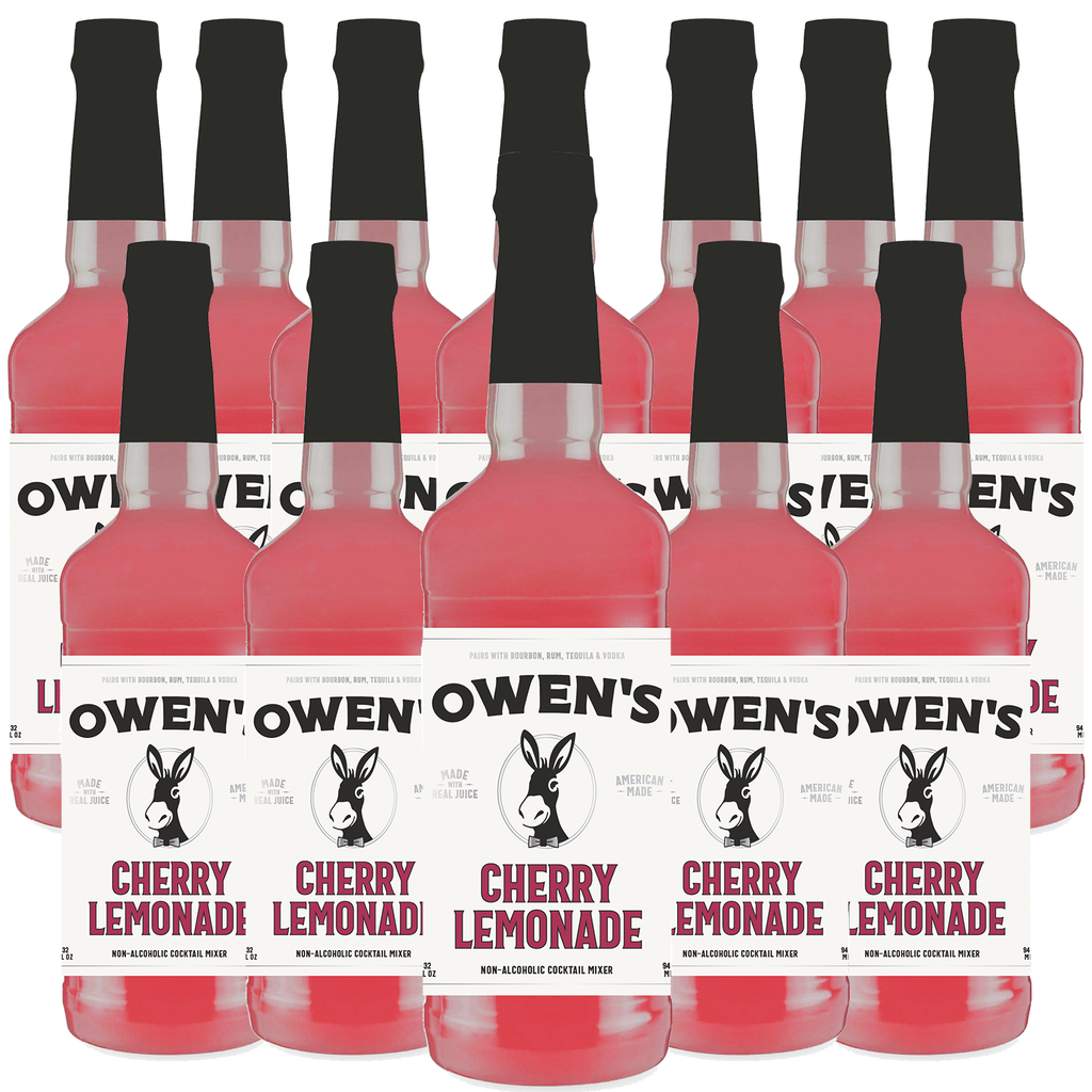 Owen’s Craft Mixers Live Nation Exclusive Cherry Lemonade | Handcrafted in USA | Premium Ingredients | Vegan & Gluten-Free Soda Mocktail & Cocktail Mixer - GoDpsMusic