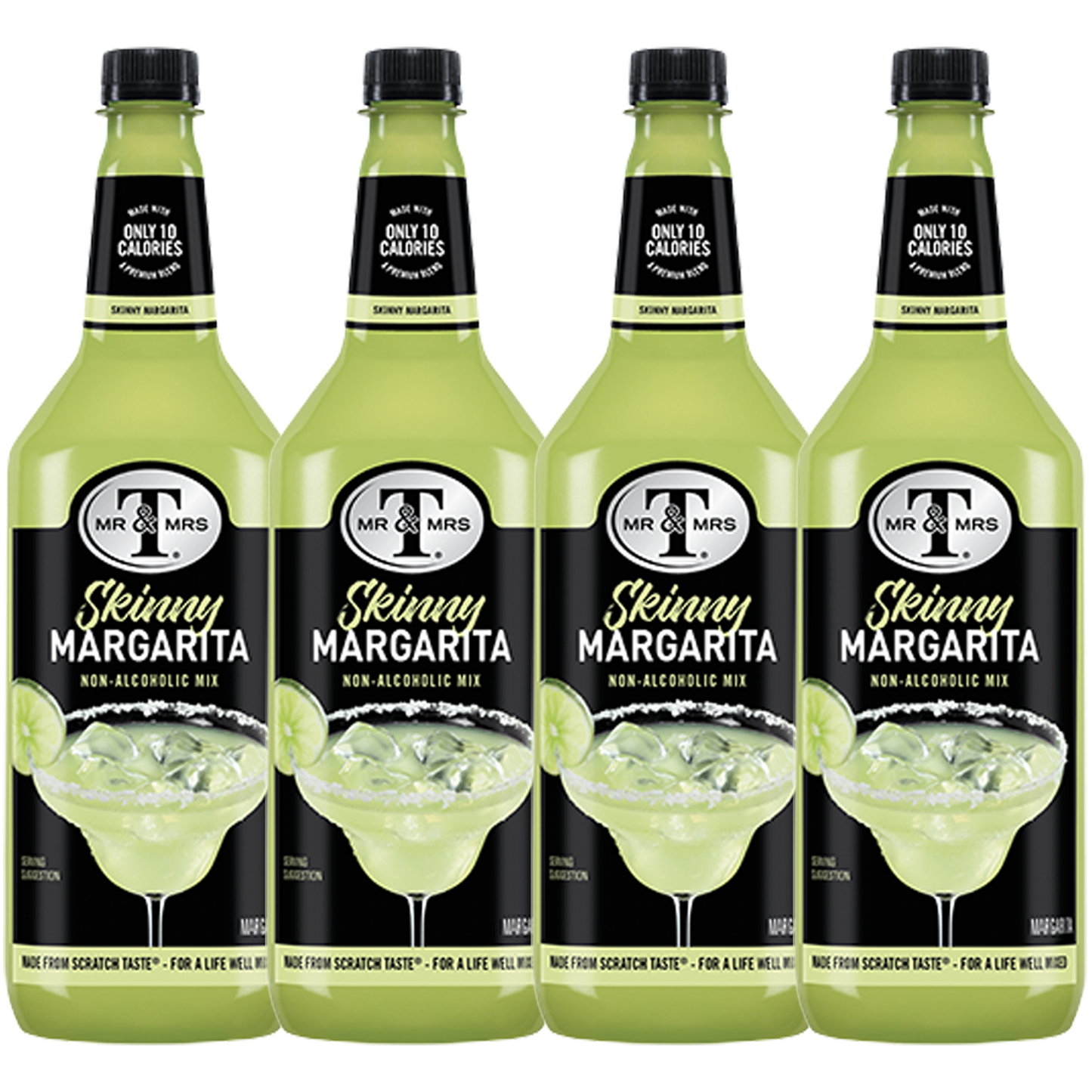 Mr & Mrs T Skinny Margarita, 1L Bottle, – Premium Cocktail Mixer for Margaritas, Ready to Use - GoDpsMusic