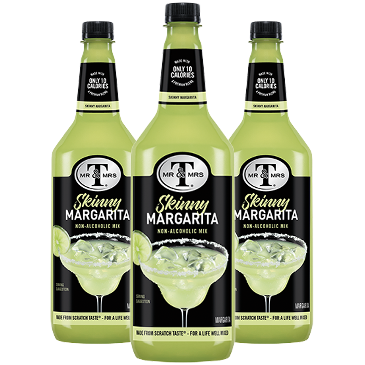 Mr & Mrs T Skinny Margarita, 1L Bottle, – Premium Cocktail Mixer for Margaritas, Ready to Use - GoDpsMusic