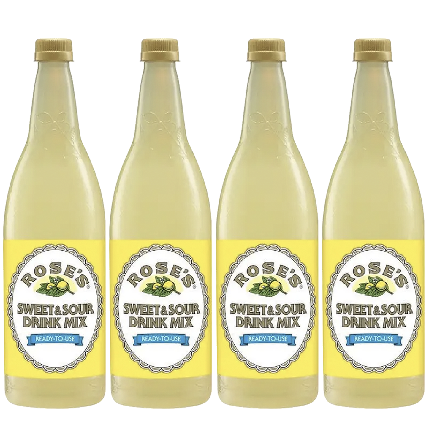 Rose’s Sweetened Sweet & Sour Syrup 1 Liter Bottle, | Perfect for Cocktails, Beverages, and Mixers - GoDpsMusic