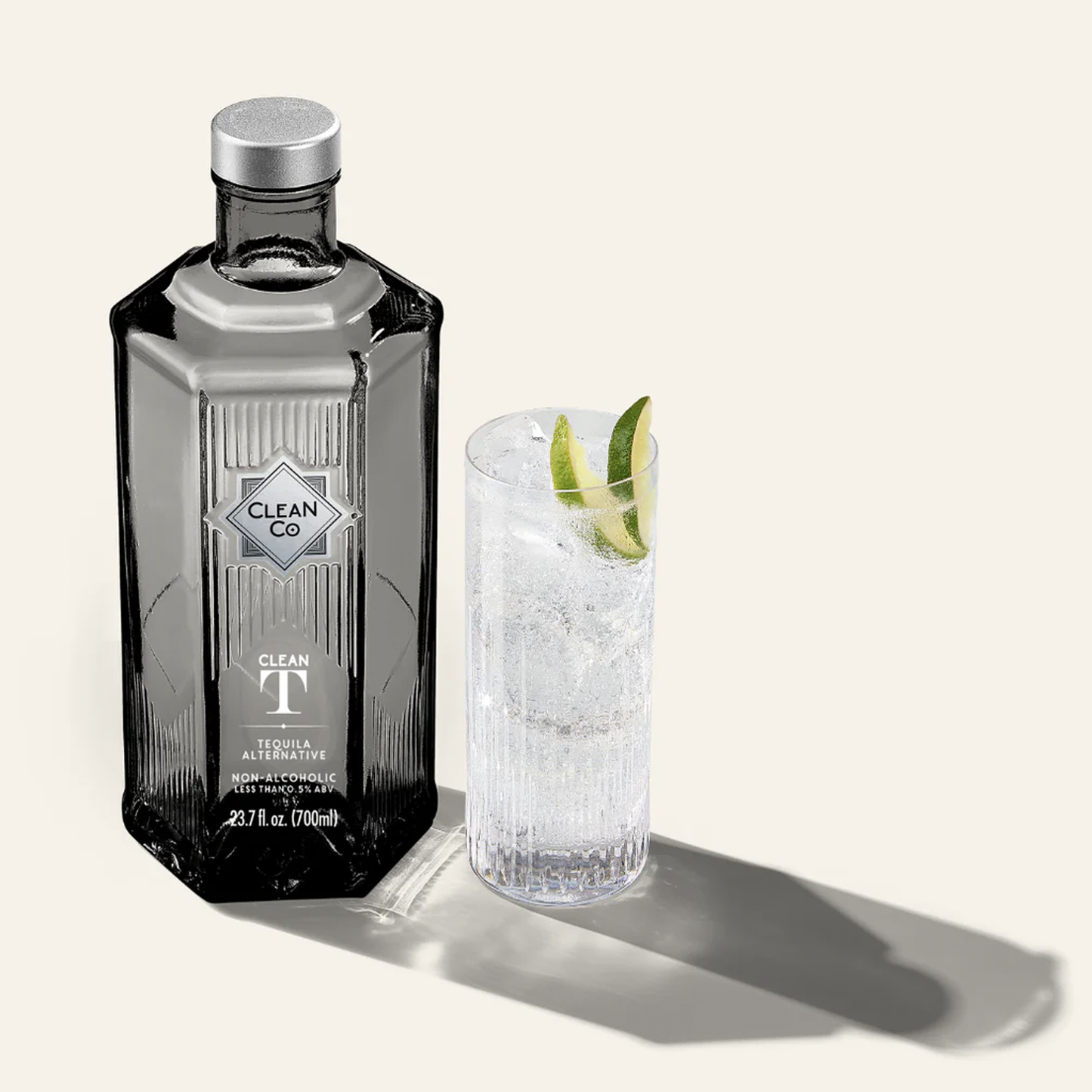 Clean Co Non-Alcoholic Tequila Alternative 700ml Bottle | Made in England | Premium Alcohol-Free Spirit | Sugar Free, Gluten Free Spirits - GoDpsMusic