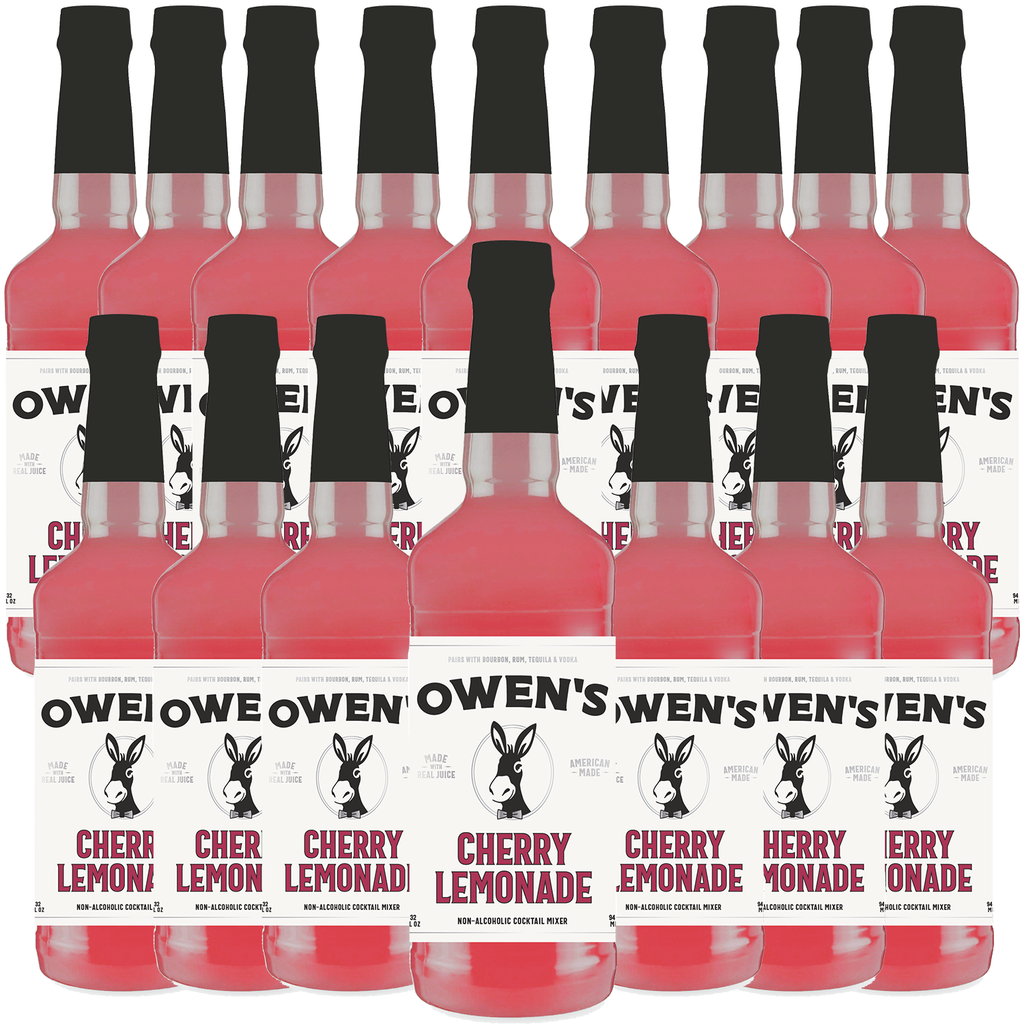 Owen’s Craft Mixers Live Nation Exclusive Cherry Lemonade | Handcrafted in USA | Premium Ingredients | Vegan & Gluten-Free Soda Mocktail & Cocktail Mixer - GoDpsMusic