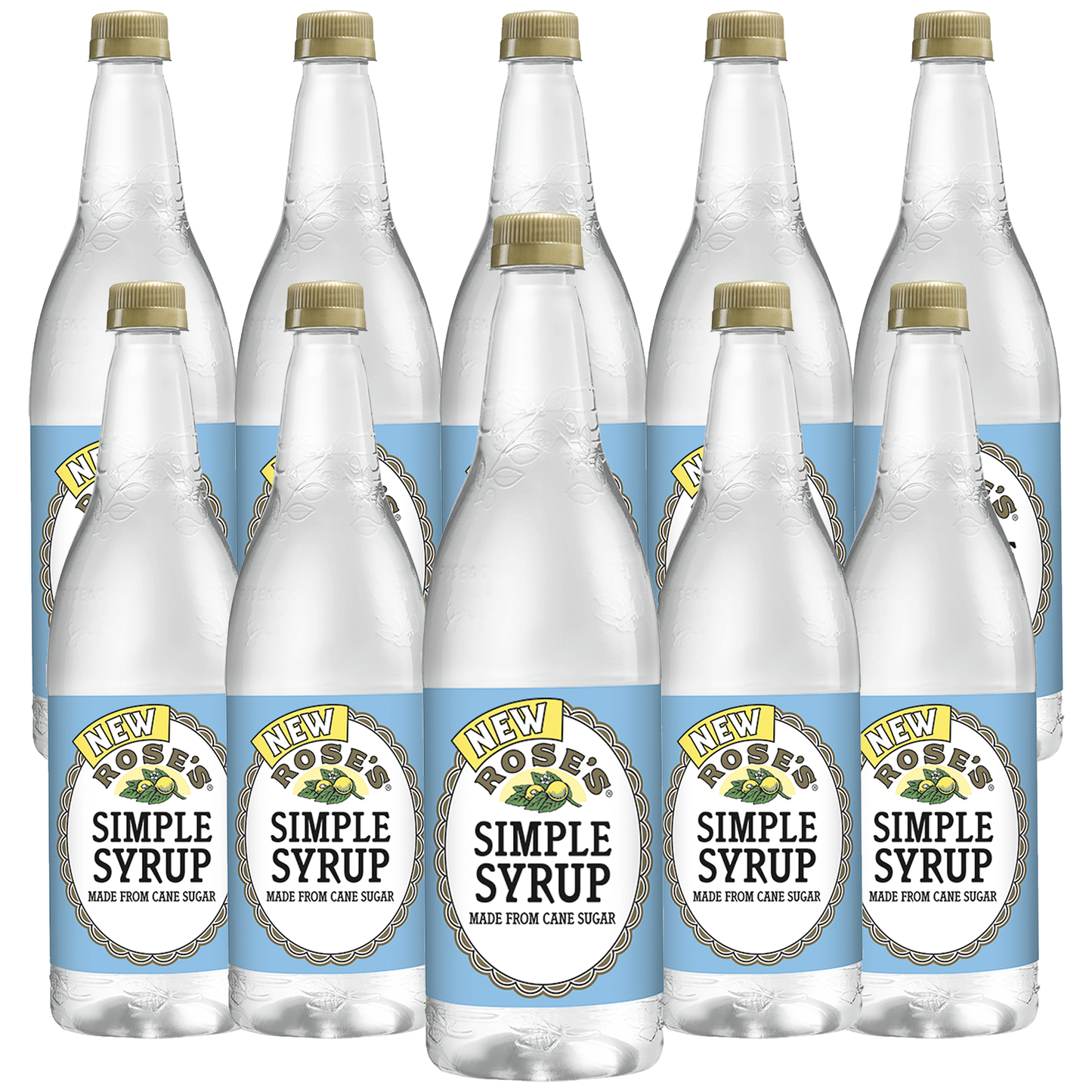 Rose’s Sweetened Simple Syrup 1 Liter Bottle, | Perfect for Cocktails, Beverages, and Mixers - GoDpsMusic