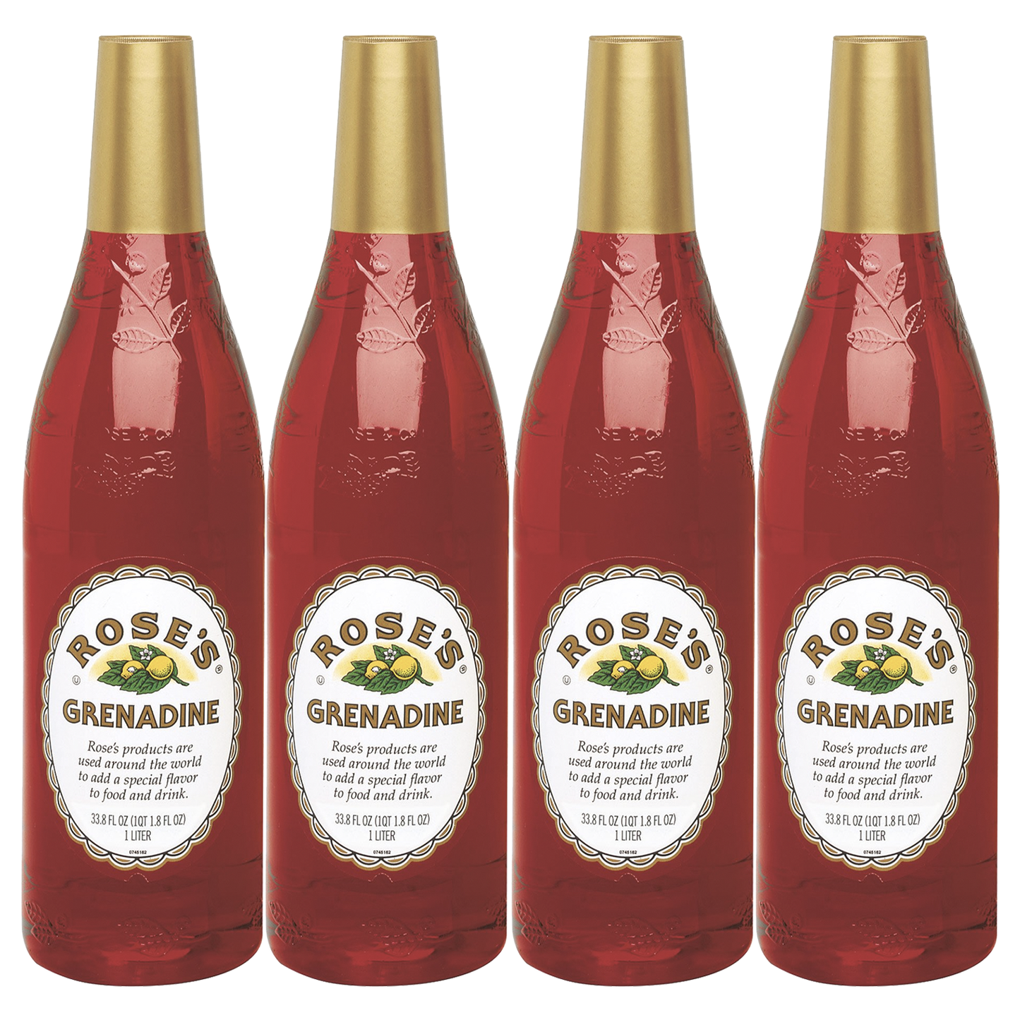 Rose’s Sweetened Grenadine Syrup 1 Liter Bottle, | Perfect for Cocktails, Beverages, and Mixers - GoDpsMusic