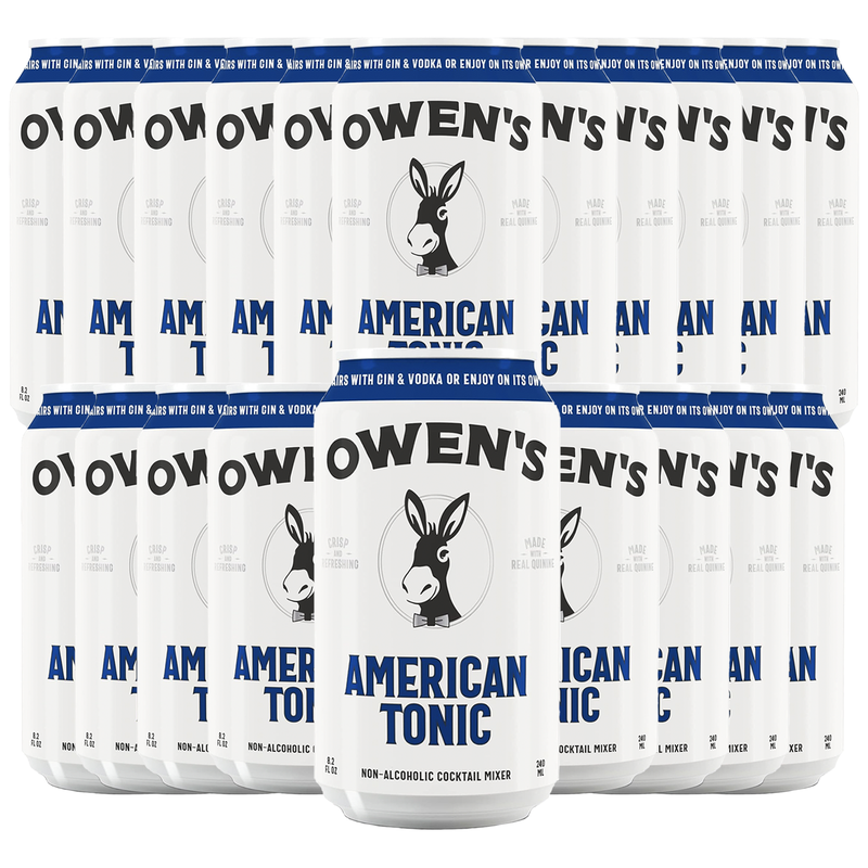 Owen’s Craft Mixers American Tonic Handcrafted in the USA with Premium Ingredients Vegan & Gluten-Free Soda Mocktail and Cocktail Mixer - GoDpsMusic
