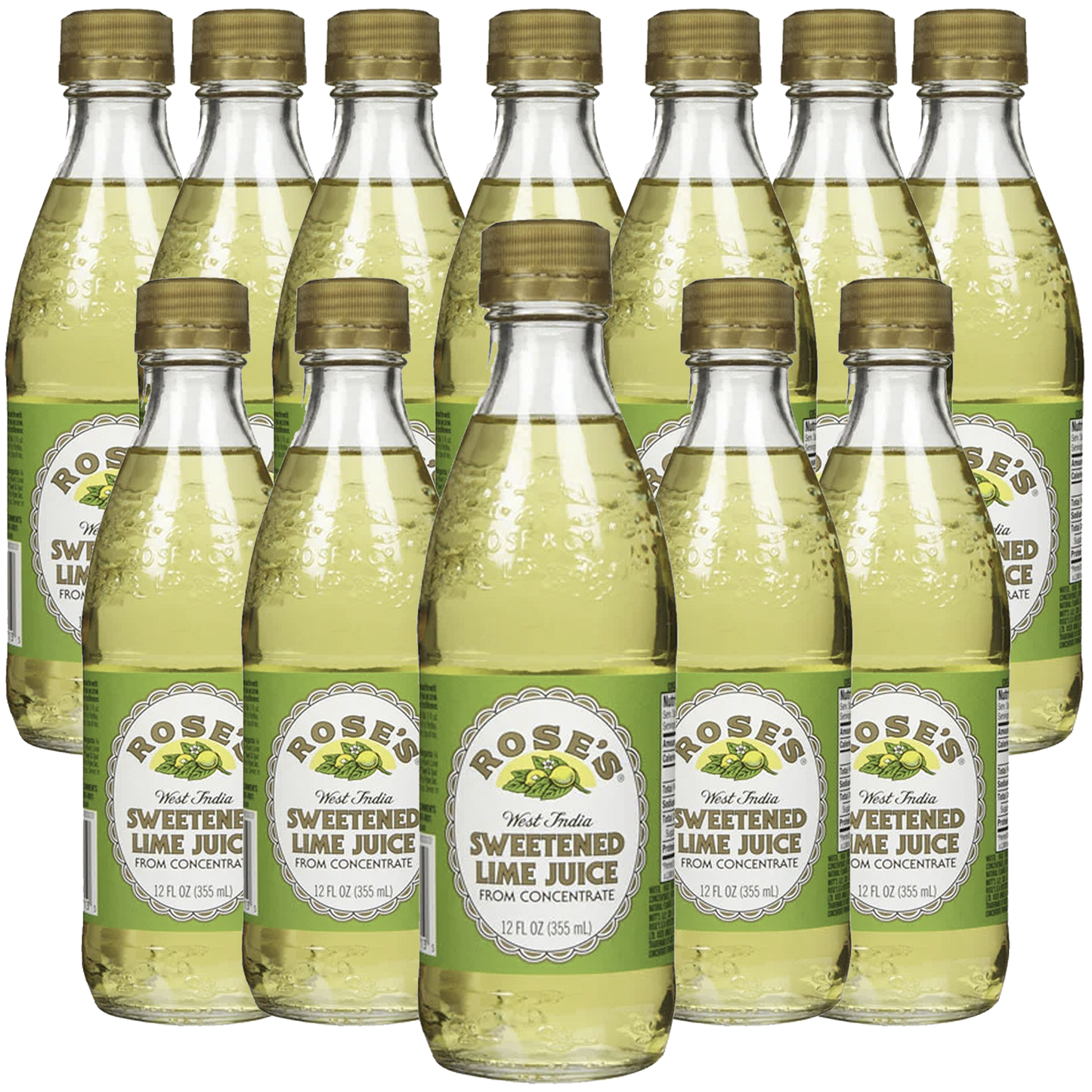 Rose’s Sweetened Lime Juice 12oz Bottle, | Perfect for Cocktails, Beverages, and Mixers - GoDpsMusic