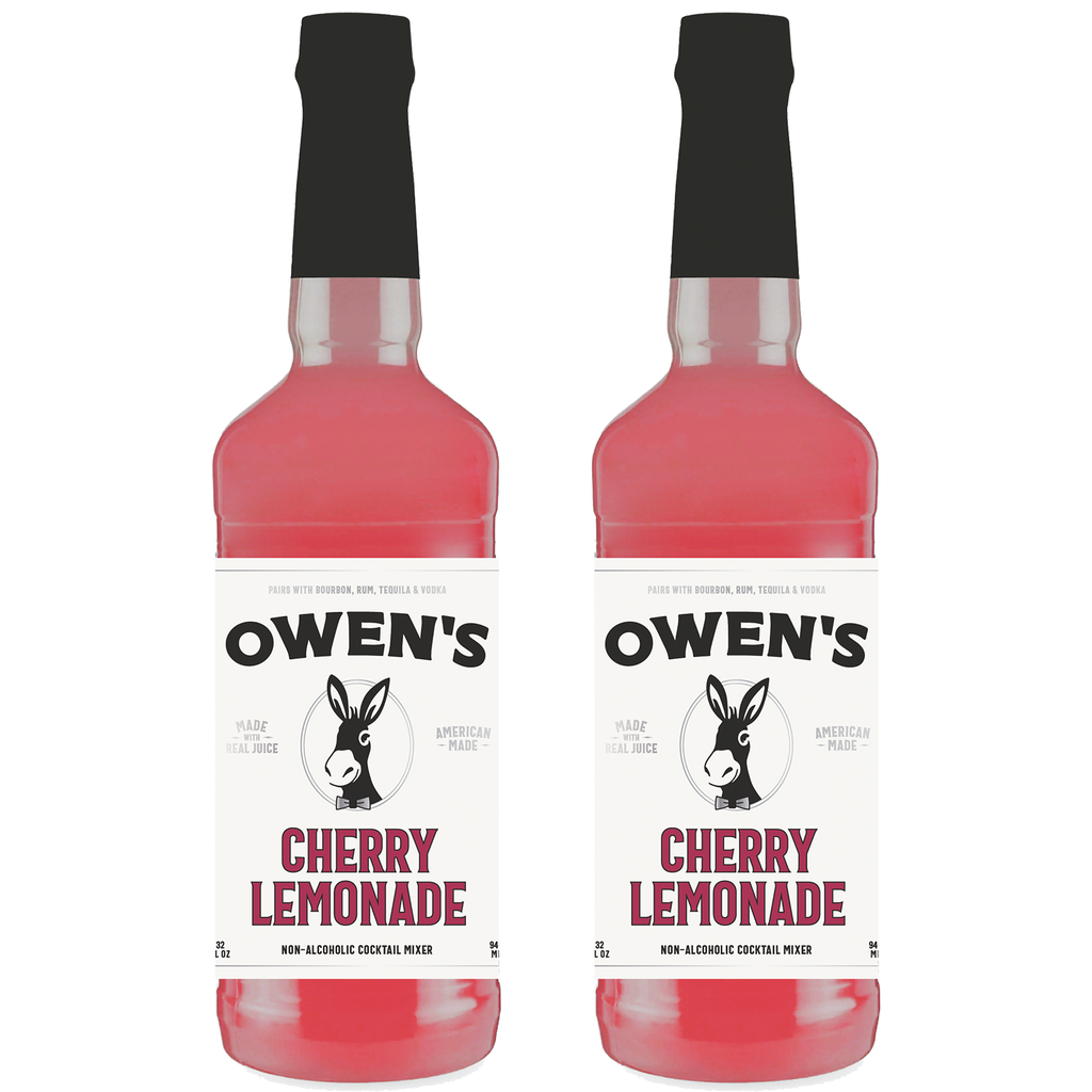 Owen’s Craft Mixers Live Nation Exclusive Cherry Lemonade | Handcrafted in USA | Premium Ingredients | Vegan & Gluten-Free Soda Mocktail & Cocktail Mixer - GoDpsMusic