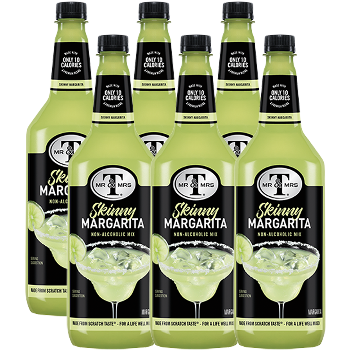 Mr & Mrs T Skinny Margarita, 1L Bottle, – Premium Cocktail Mixer for Margaritas, Ready to Use - GoDpsMusic