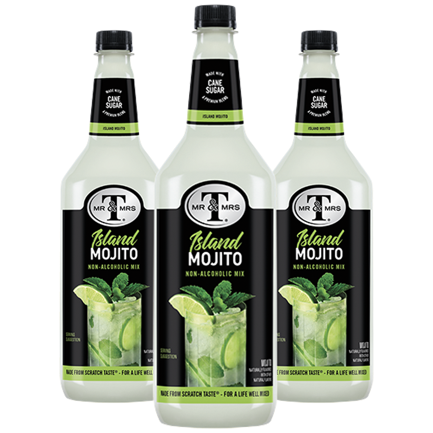 Mr & Mrs T Mojito Mix, 1L Bottle, – Premium Cocktail Mixer for Mojito Mix, Ready to Use - GoDpsMusic