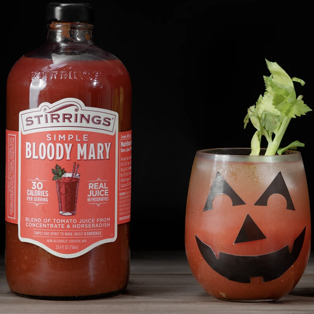 Stirrings Simple Bloody Mary Cocktail Mix 750ml Bottles - Real Juice No Preservatives - 30 Calories - Drink Mixer - GoDpsMusic