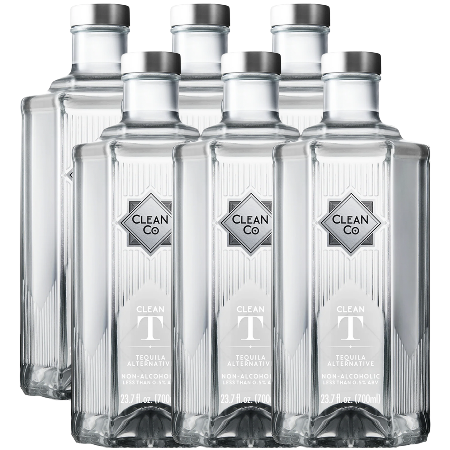 Clean Co Non-Alcoholic Tequila Alternative 700ml Bottle | Made in England | Premium Alcohol-Free Spirit | Sugar Free, Gluten Free Spirits - GoDpsMusic