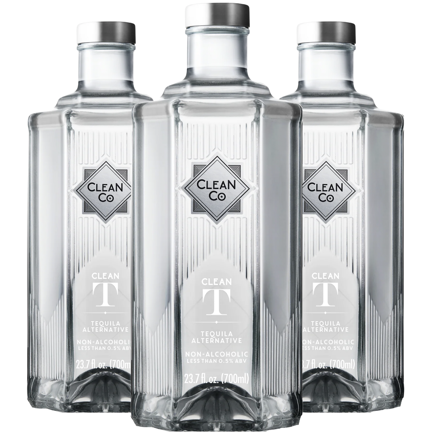 Clean Co Non-Alcoholic Tequila Alternative 700ml Bottle | Made in England | Premium Alcohol-Free Spirit | Sugar Free, Gluten Free Spirits - GoDpsMusic