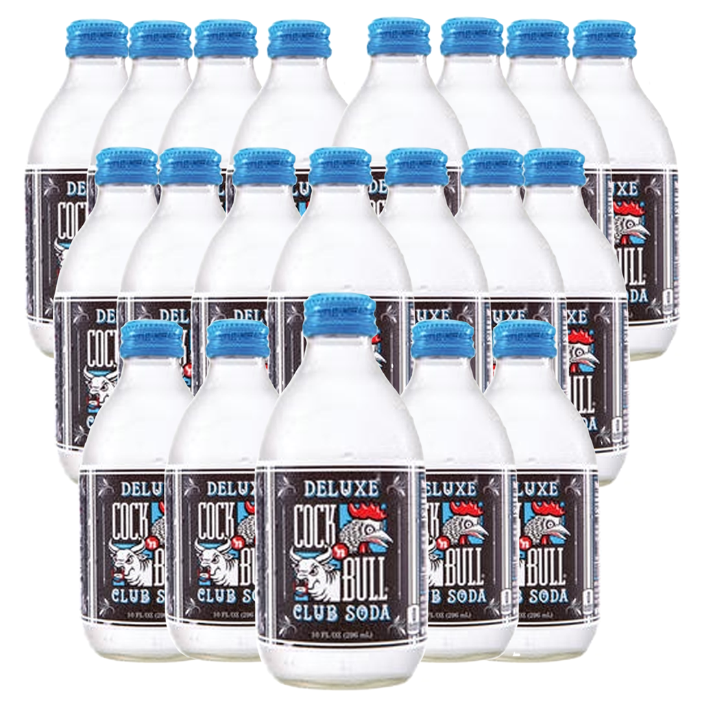 Cock n Bull Club Soda 10oz Soda Bottles - Ideal Mixer for Cocktails, Mocktails, and Bartenders - Premium Quality for Perfect Mixed Drinks - Refreshing Flavor Profile- Made In USA - GoDpsMusic