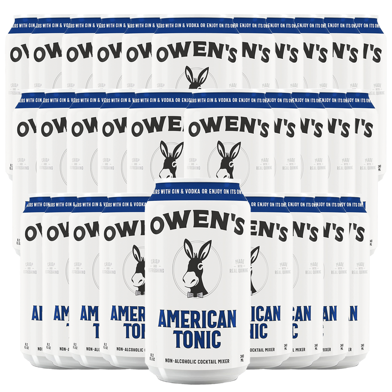 Owen’s Craft Mixers American Tonic Handcrafted in the USA with Premium Ingredients Vegan & Gluten-Free Soda Mocktail and Cocktail Mixer - GoDpsMusic