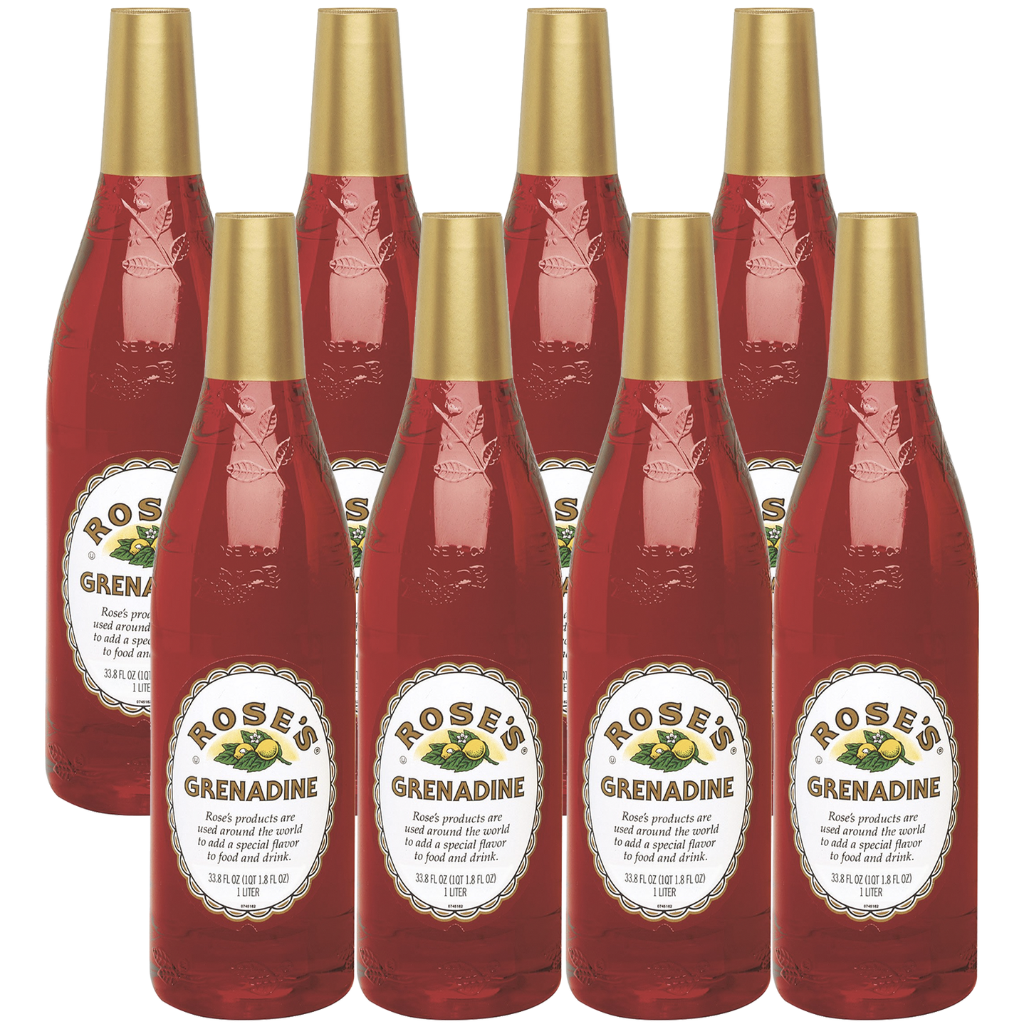 Rose’s Sweetened Grenadine Syrup 1 Liter Bottle, | Perfect for Cocktails, Beverages, and Mixers - GoDpsMusic