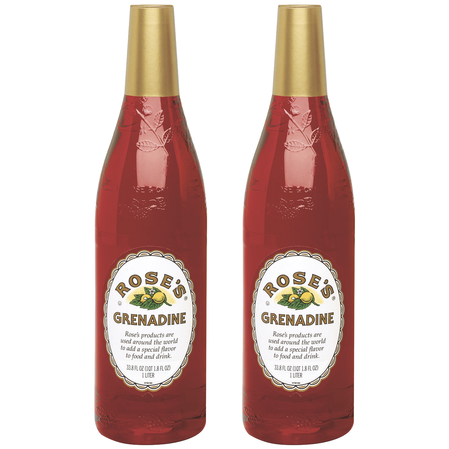 Rose’s Sweetened Grenadine Syrup 1 Liter Bottle, | Perfect for Cocktails, Beverages, and Mixers - GoDpsMusic