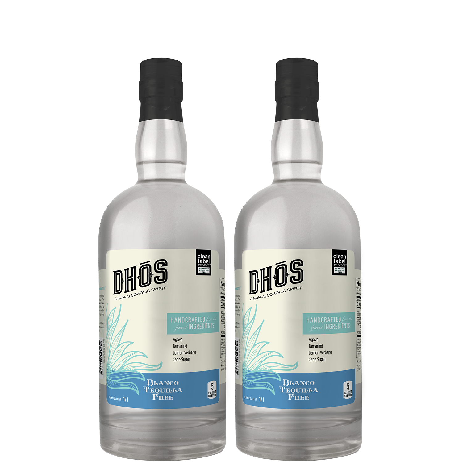 Dhos Blanco Tequilla Free Non-Alcoholic Tequila Spirit Alternative - 750ml Bottles - GoDpsMusic