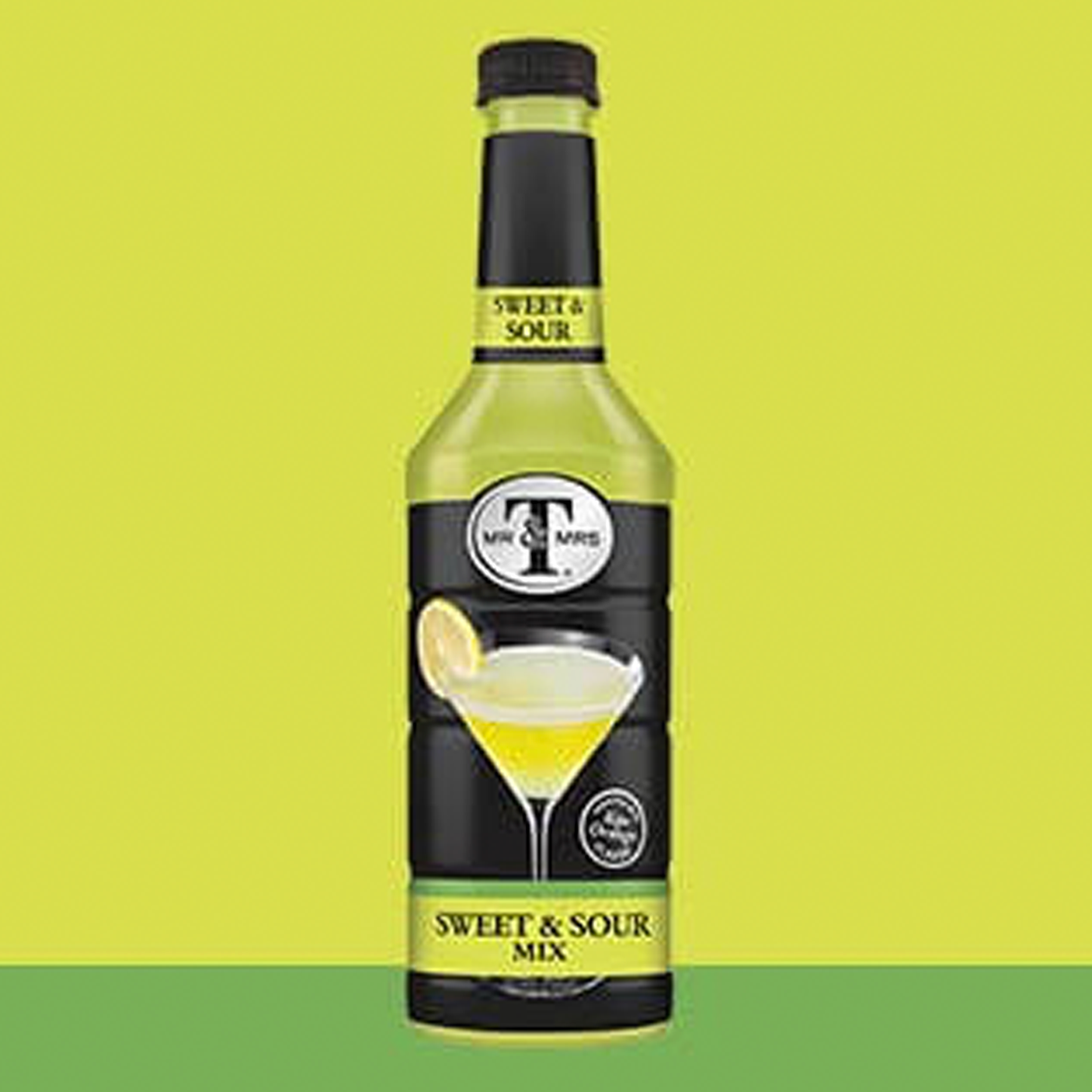 Mr & Mrs T Sweet & Sour Mix, 1L Bottle, – Premium Cocktail Mixer, Ready to Use - GoDpsMusic