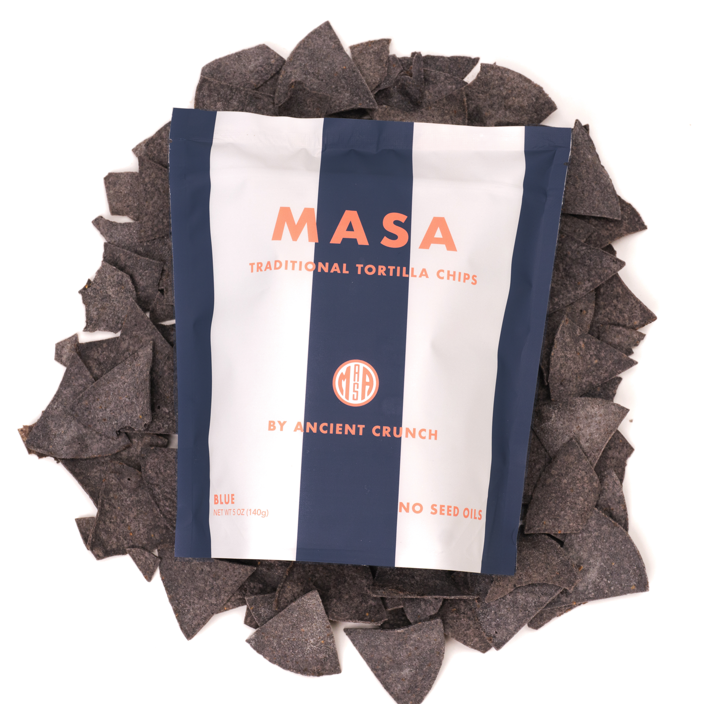 MASA Chips, Blue, 5oz Bag Case