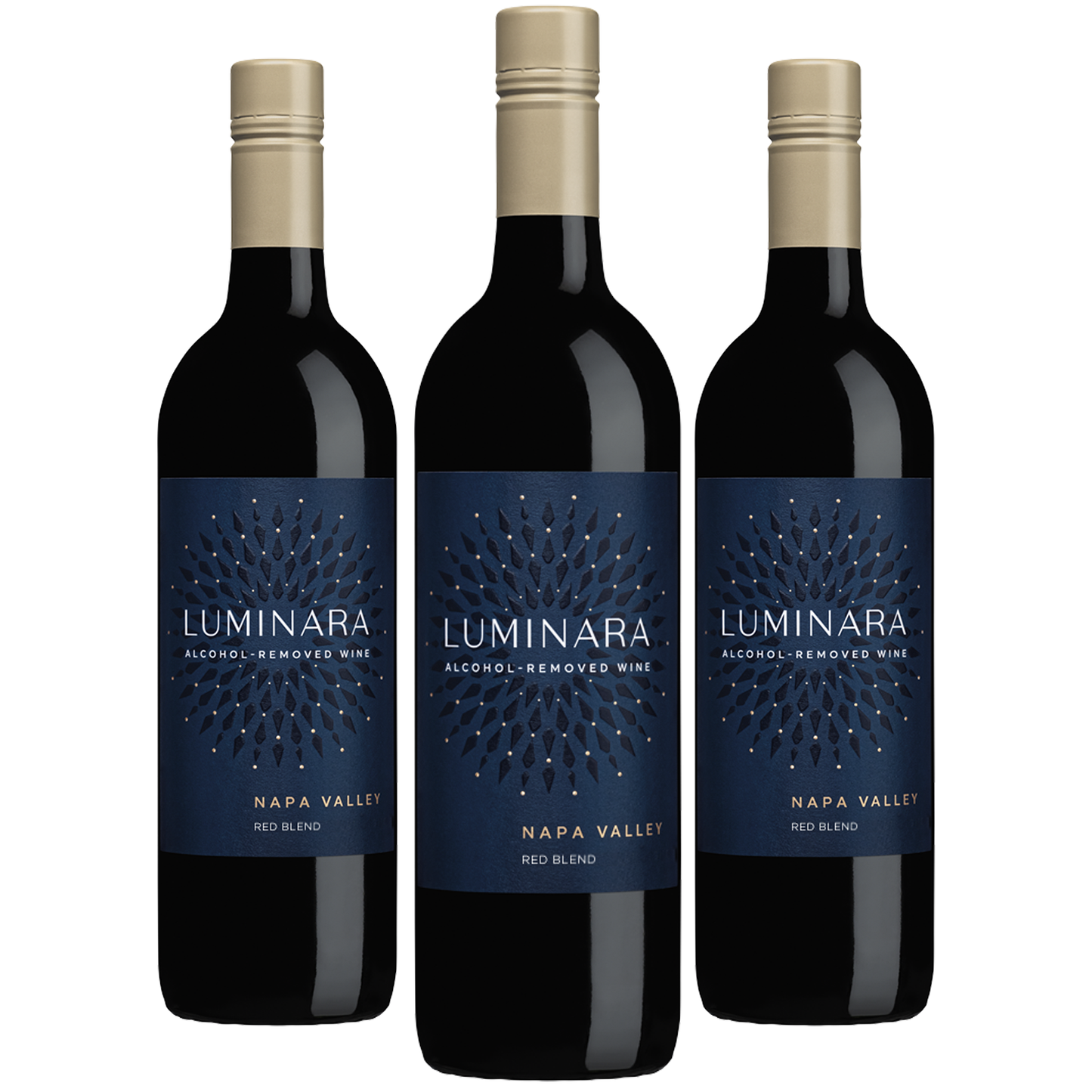 Luminara Alcohol-Removed Red Blend – Premium Non-Alcoholic Red Wine from Napa Valley – 750ml Bottle - GoDpsMusic