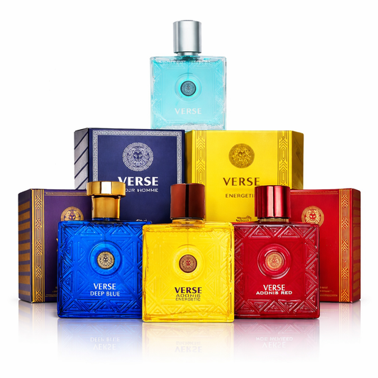 Verse Adonis Men’s Cologne Gift Set – 4 Fragrance Collection, 3.4 Fl Oz Each