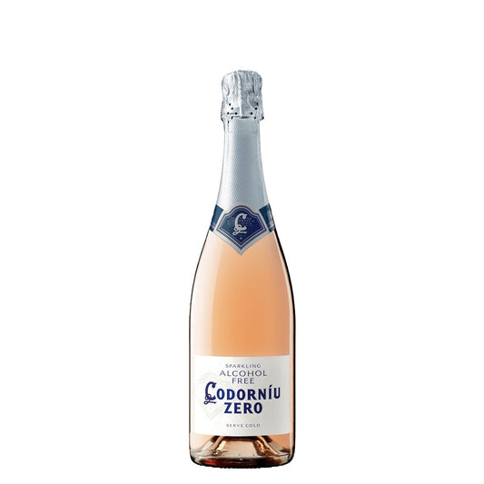 Codorníu Zero Rosé Premium Non-Alcoholic Sparkling Wine Dealcoholized Champagne 750ml