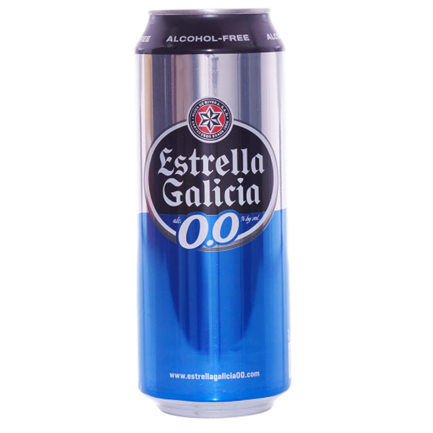 Estrella Galicia 0,0 Non-Alcoholic Beer, Made in Spain, 16.9oz/cans